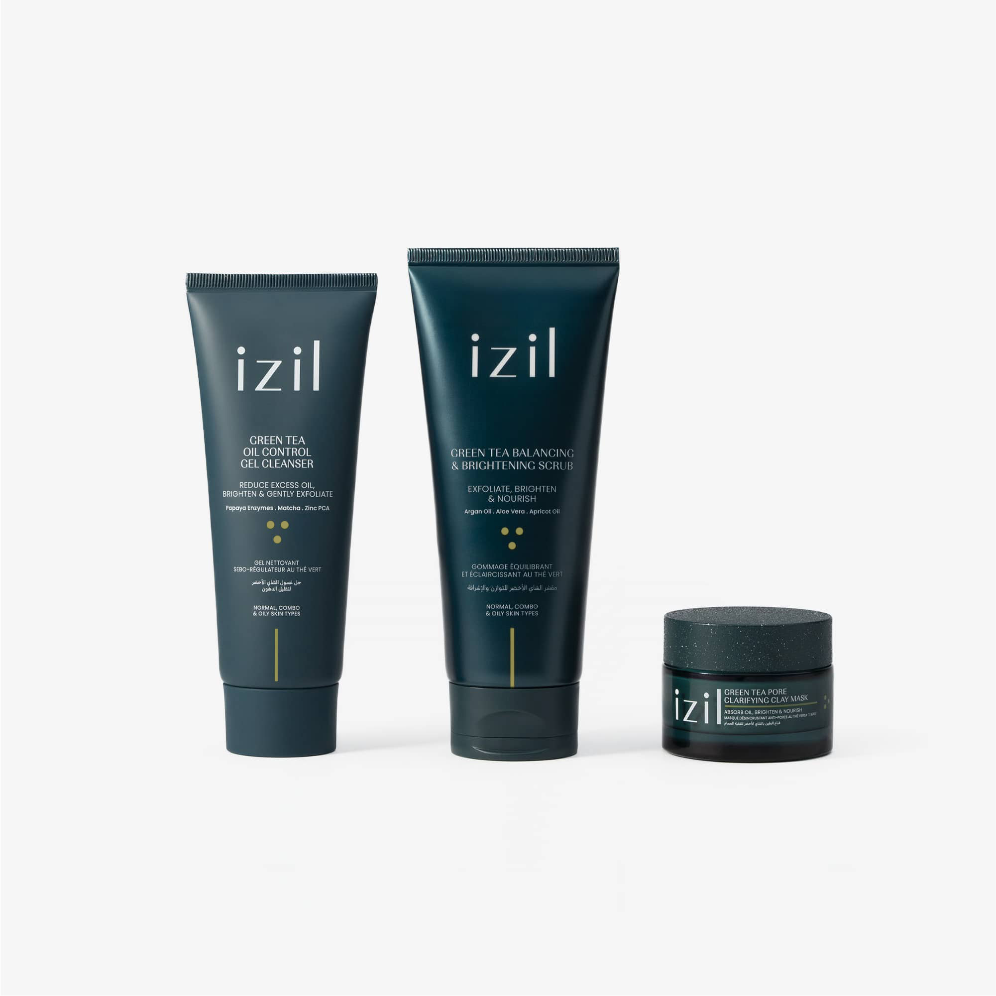 Green Tea Brightening & Clarifying Trio